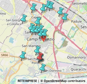 Mappa Piazza Aldo Moro, 50013 Campi Bisenzio FI, Italia (1.94)