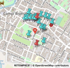 Mappa Piazza Aldo Moro, 50013 Campi Bisenzio FI, Italia (0.188)