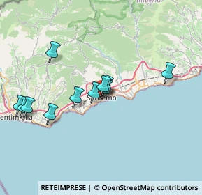 Mappa Via Palma, 18038 Sanremo IM, Italia (6.93727)