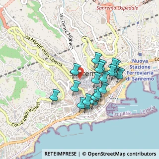 Mappa Via Cisterna, 18038 Sanremo IM, Italia (0.3745)