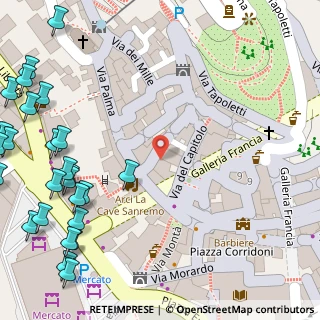 Mappa Via Cisterna, 18038 Sanremo IM, Italia (0.09615)