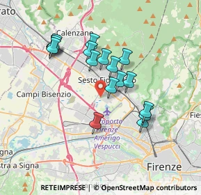 Mappa Via Nello Carrara, 50019 Sesto Fiorentino FI, Italia (3.20059)