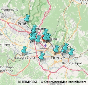 Mappa Via Nello Carrara, 50019 Sesto Fiorentino FI, Italia (5.2575)