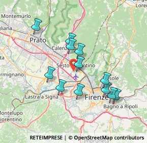 Mappa Via Nello Carrara, 50019 Sesto Fiorentino FI, Italia (6.65333)