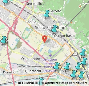 Mappa Via Nello Carrara, 50019 Sesto Fiorentino FI, Italia (3.52923)