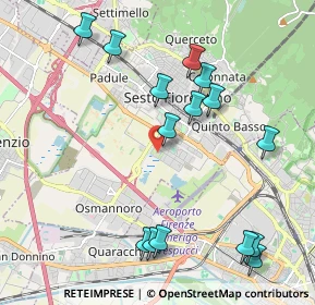 Mappa Via Nello Carrara, 50019 Sesto Fiorentino FI, Italia (2.36933)