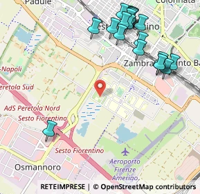 Mappa Via Nello Carrara, 50019 Sesto Fiorentino FI, Italia (1.307)