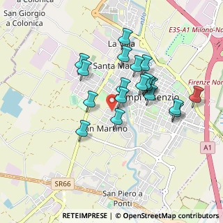 Mappa Via Suor Teresa Manetti, 50013 Campi Bisenzio FI, Italia (0.8005)