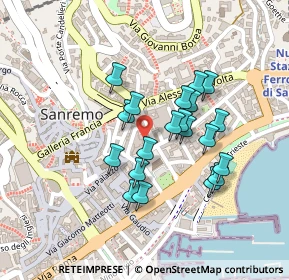 Mappa Piazza Colombo n.4 - Palazzo Minoja, 18038 Sanremo IM, Italia (0.1865)