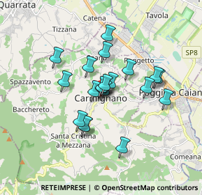 Mappa Piazza Vittorio Emanuele, 59015 Carmignano PO, Italia (1.323)