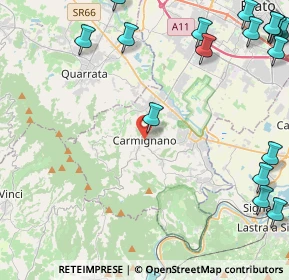 Mappa Largo della Repubblica, 59015 Carmignano PO, Italia (7.2135)
