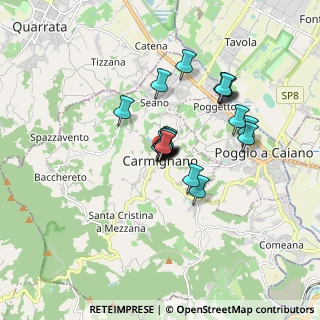 Mappa Largo della Repubblica, 59015 Carmignano PO, Italia (1.2125)