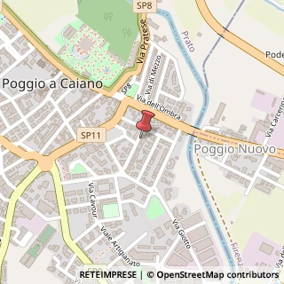 Mappa Via G. Masi, 16, 59016 Poggio a Caiano, Prato (Toscana)