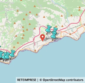 Mappa Via Solaro, 18038 Sanremo IM, Italia (6.8025)