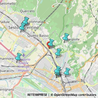 Mappa Via Sestese, 50019 Firenze FI, Italia (2.31636)