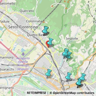 Mappa Via di Collodi, 50141 Firenze FI, Italia (2.59615)