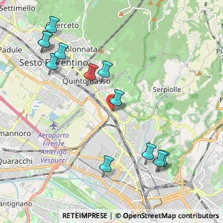 Mappa Via Sestese, 50019 Firenze FI, Italia (2.54167)