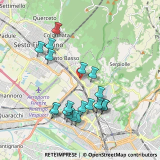 Mappa Via di Collodi, 50141 Firenze FI, Italia (2.0965)