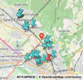 Mappa Via Sestese, 50019 Firenze FI, Italia (2.114)