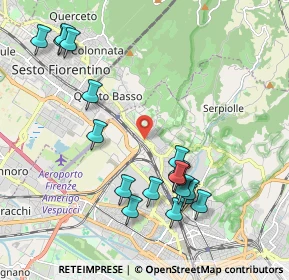 Mappa Via Sestese, 50019 Firenze FI, Italia (2.275)