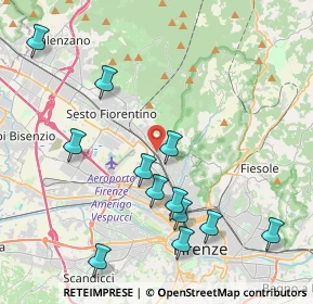 Mappa Via Sestese, 50019 Firenze FI, Italia (4.63)