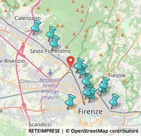 Mappa Via Sestese, 50019 Firenze FI, Italia (3.8875)