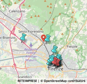 Mappa Via Sestese, 50019 Firenze FI, Italia (4.552)