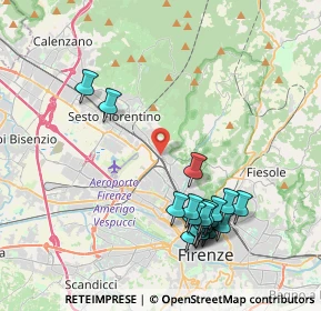 Mappa Via Sestese, 50019 Firenze FI, Italia (4.4295)