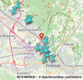 Mappa Via Sestese, 50019 Firenze FI, Italia (4.18333)