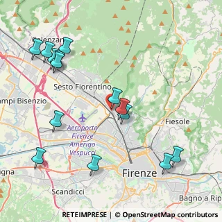 Mappa Via Sestese, 50019 Firenze FI, Italia (4.99357)