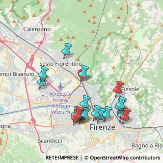 Mappa Via Sestese, 50019 Firenze FI, Italia (4.46579)