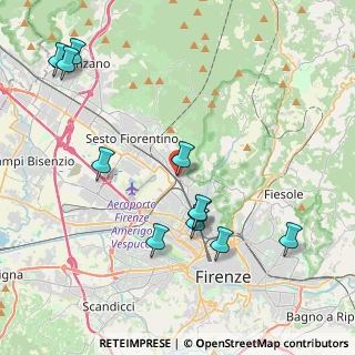 Mappa Via Sestese, 50019 Firenze FI, Italia (4.64818)