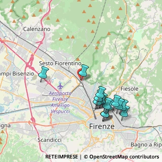 Mappa Via Sestese, 50019 Firenze FI, Italia (4.1975)