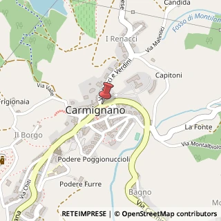 Mappa Largo della Repubblica, 8, 59015 Carmignano, Prato (Toscana)