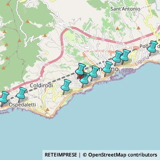 Mappa Via Privata Serenella, 18038 Sanremo IM, Italia (1.88182)