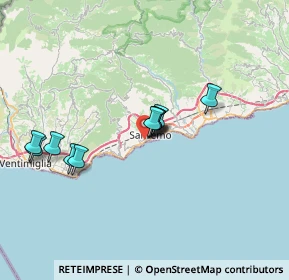 Mappa Largo Nuvoloni, 18038 Sanremo IM, Italia (5.93818)