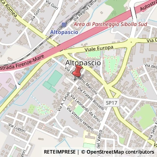 Mappa Via A. Casali, 26, 55011 Altopascio, Lucca (Toscana)
