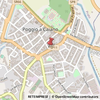 Mappa Via Pietro Mascagni, 2, 59016 Poggio a Caiano PO, Italia, 59016 Poggio a Caiano, Prato (Toscana)