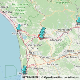 Mappa Frazione Guamo, 55012 Capannori LU, Italia (33.33)