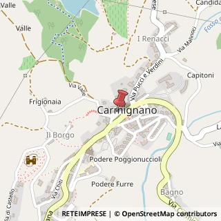 Mappa Piazza Giacomo Matteotti, 34, 59015 Carmignano, Prato (Toscana)