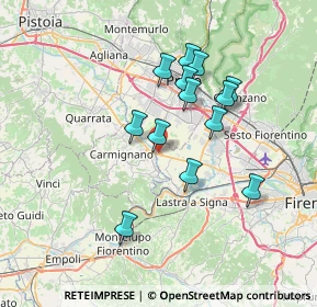 Mappa 50058 Ponte all'Asse FI, Italia (6.33538)
