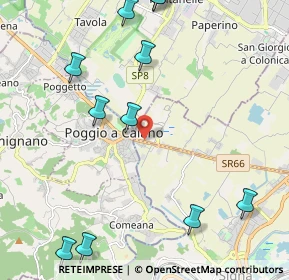 Mappa 50058 Ponte all'Asse FI, Italia (2.95333)