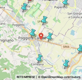Mappa 50058 Ponte all'Asse FI, Italia (3.09077)