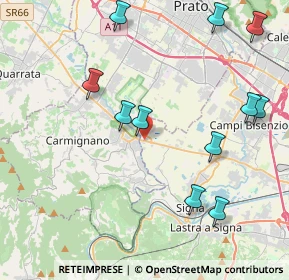 Mappa 50058 Ponte all'Asse FI, Italia (4.83909)