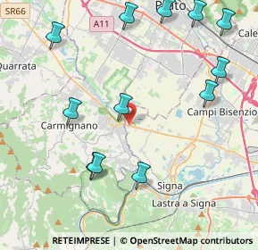 Mappa 50058 Ponte all'Asse FI, Italia (5.13583)