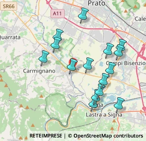 Mappa 50058 Ponte all'Asse FI, Italia (3.91067)