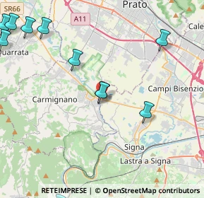 Mappa 50058 Ponte all'Asse FI, Italia (5.87636)