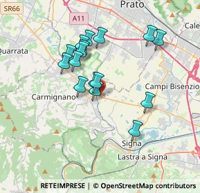Mappa 50058 Ponte all'Asse FI, Italia (3.17875)