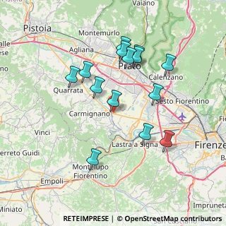 Mappa Via Pistoiese, 50058 Ponte all'Asse FI, Italia (7.15714)
