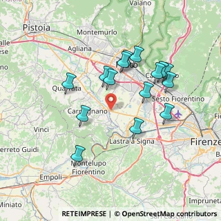 Mappa Via Pistoiese, 50058 Ponte all'Asse FI, Italia (7.08067)